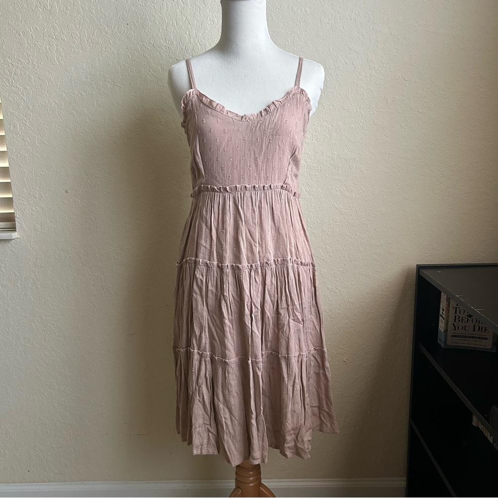 Sim & Sam - Ruffle Tiered Sleeveless Dress